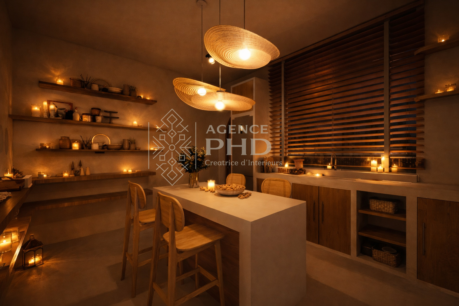 Espace structure par un plan d'agencement